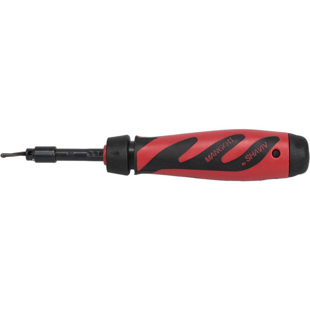 Shaviv 155-00180 Hand Deburring Tool Set: 12 Pc, High Speed Steel