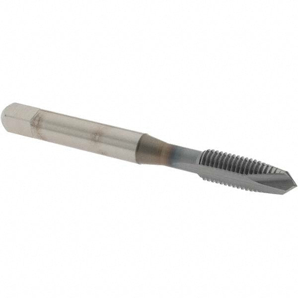OSG 1225408 Spiral Point Tap: 1/4-28 UNF, 2 Flutes, Plug Chamfer, HSS, TiCN Coated