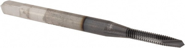 OSG 1205608 Spiral Point Tap: #2-56 UNC, 2 Flutes, Plug Chamfer, 2B Class of Fit, HSS, TiCN Coated