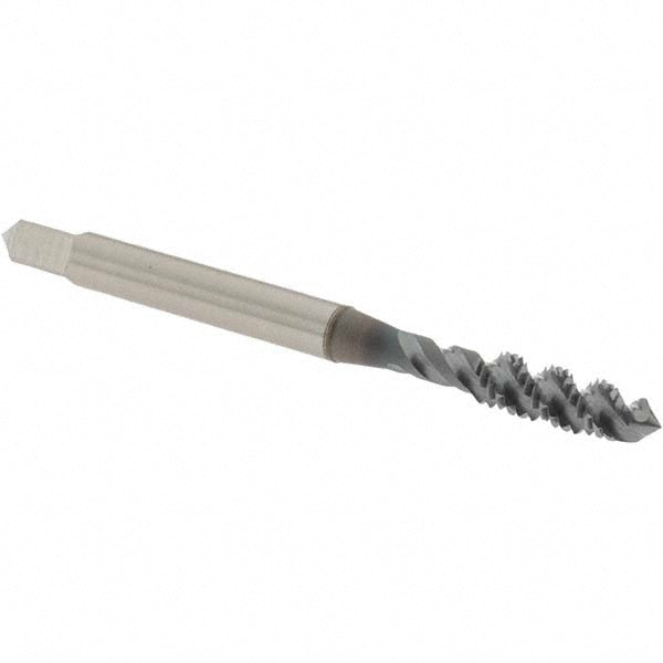 OSG 1413408 Spiral Flute Tap: #10-32, UNF, 3 Flute, Plug Chamfer, 2B Class of Fit, High-Speed Steel, TiCN Finish