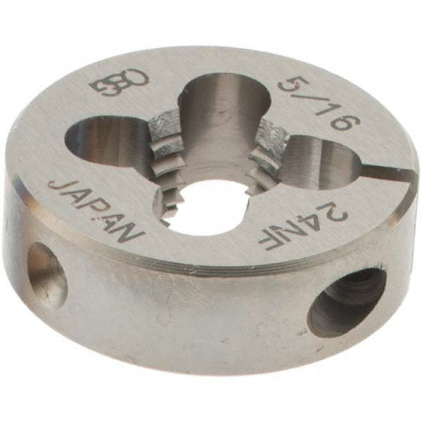OSG 2701500 Round Die: 5/16-24, 13/16" OD, High-Speed Steel