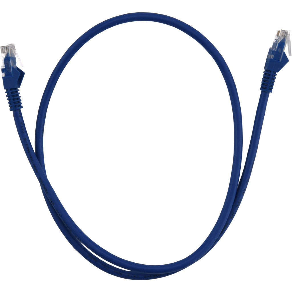 Tripp-Lite N201-003-BL Ethernet Cable: Cat6, 24 AWG, 550 MHz, Unshielded (Pack of 10)