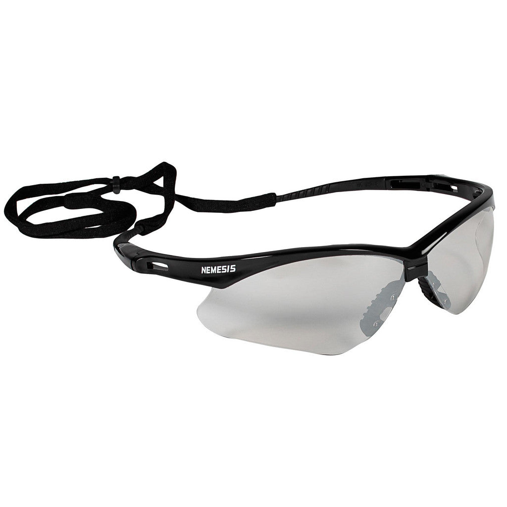 KleenGuard 25685 Safety Glasses: Scratch-Resistant, Polycarbonate, Clear Mirror Lenses, Full-Framed