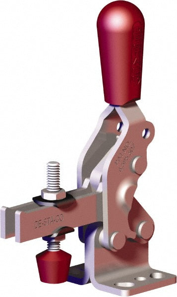De-Sta-Co 2002-U207 Manual Hold-Down Toggle Clamp: Vertical, 606.98 lb Capacity, U-Bar, Flanged Base