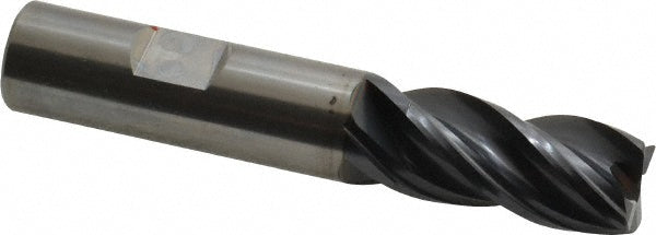 OSG VG434-6250 Corner Radius End Mill: 5/8" Dia, 1-1/4" LOC, 0.0300" Corner Radius, 4 Flute, Solid Carbide