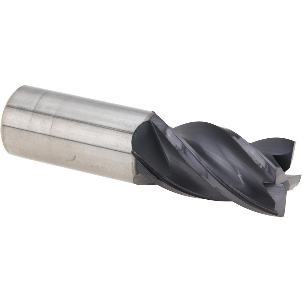 OSG VG434-1000 Corner Radius End Mill: 1" Dia, 1-1/2" LOC, 0.0300" Corner Radius, 4 Flute, Solid Carbide