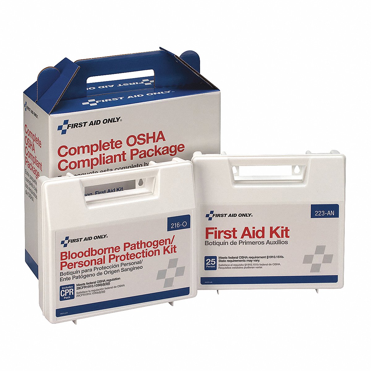 First Aid Only Firstaidkit W/House, 137Pcs, 13.75X11", Wht, 11" (227-CP)
