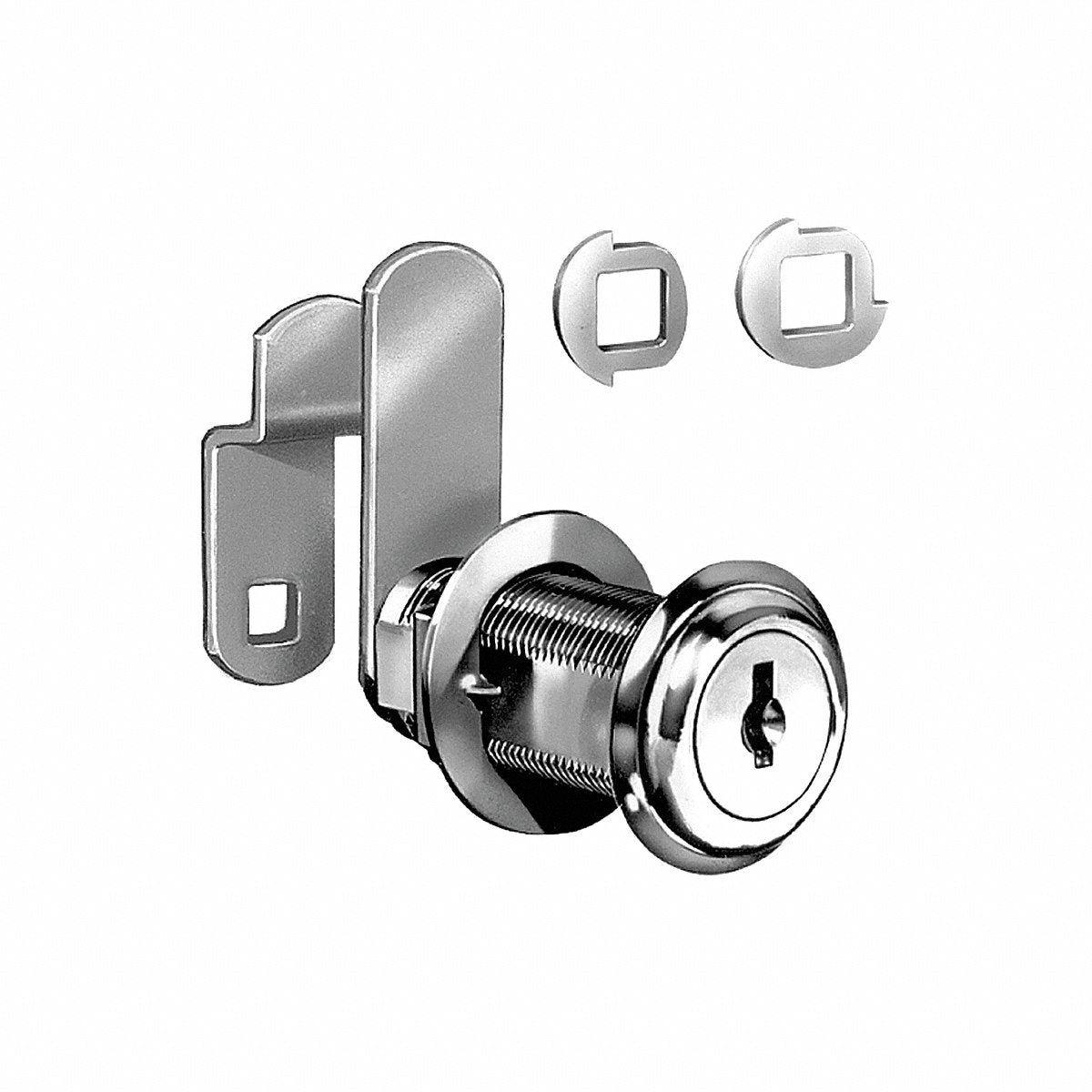 Compx National D 3742 Cam Lock For Thickness 1 7/16 in Nickel (C8060-C420A-14A)