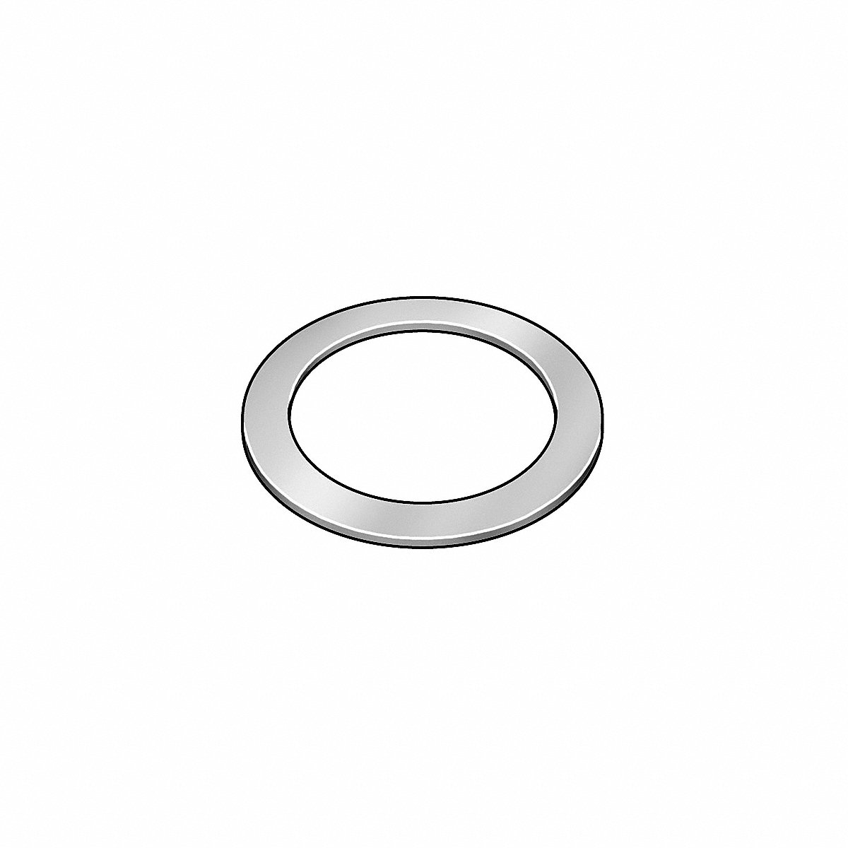 Precision Brand Arbor Shim Steel 0.062 in Thk PK10 (25277)