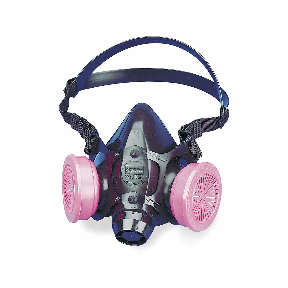 Honeywell North Half Mask Respirator Kit, M, Black (7780P100M)