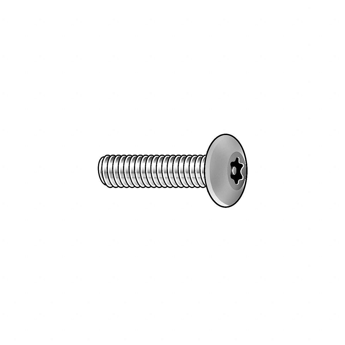 Tamper-pruf Screw TRS #10-32 Black Oxide 3/8 L 25 PK (81170)