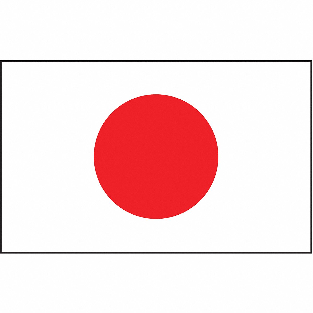Annin Flagmakers Japan Flag 5 x 8 Ft Nylon (194313)