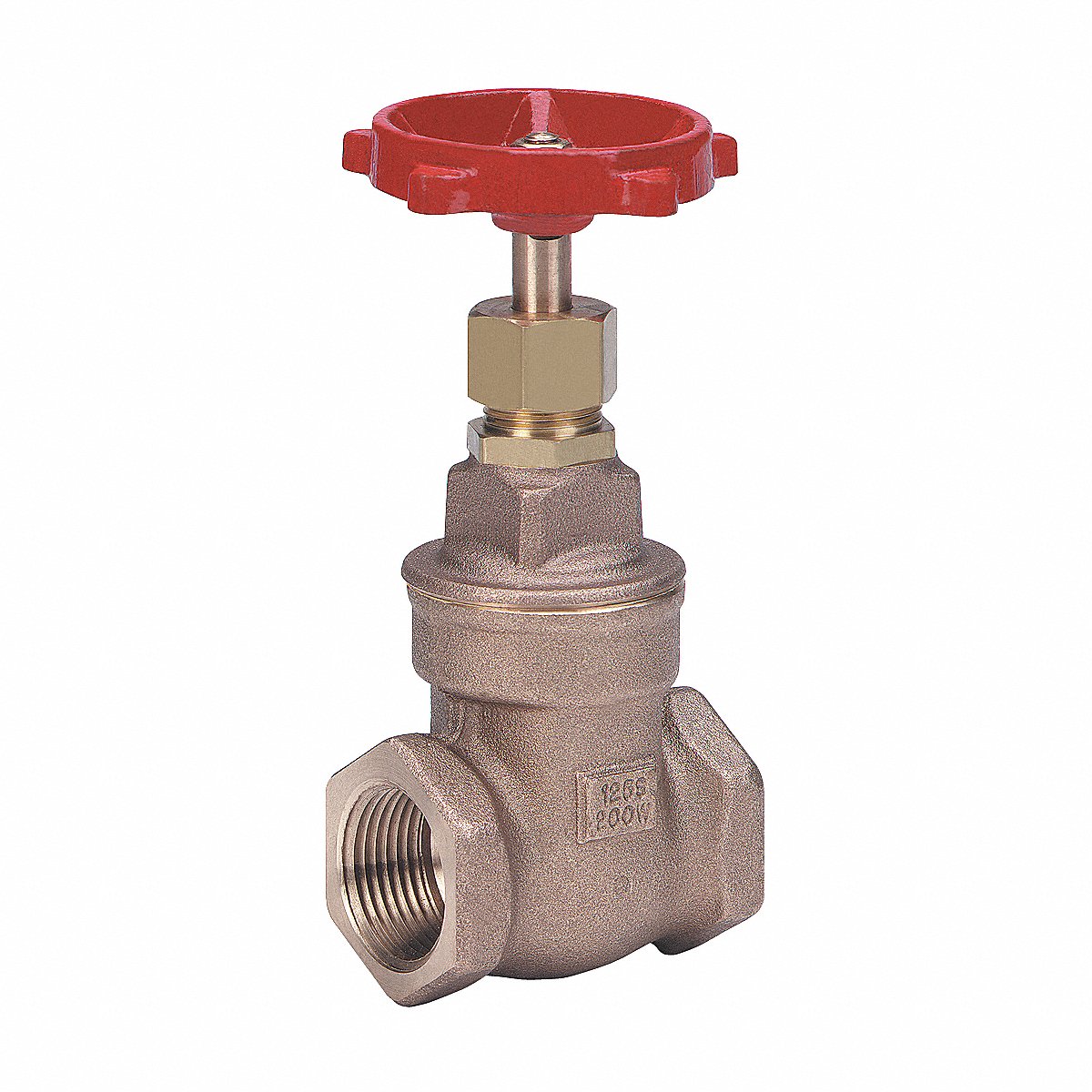 Milwaukee Valve Gate Valve, 1 1/2", Bronze, Npt, 2" (105 1-1/2")