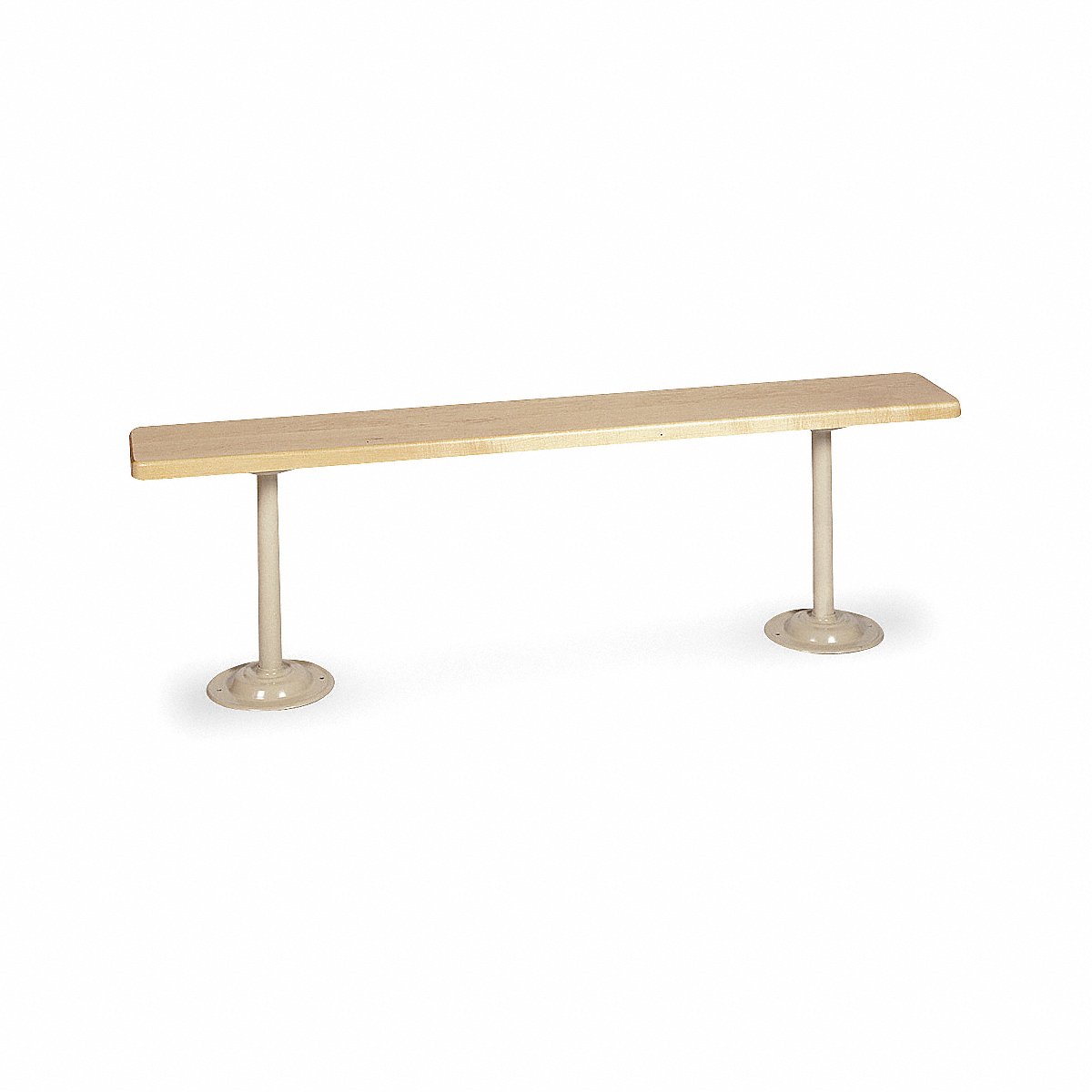 Lyon Locker Room Bench, 4Ft Wide, Putty, 4ft (PP5794)