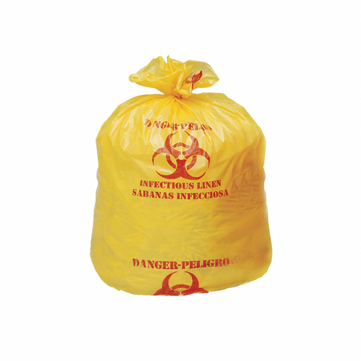 Medical Isolation Bags Puncture and Tear Resistant Linear Low Density - Infectious Linen Collection - 30-1/2" x 43"