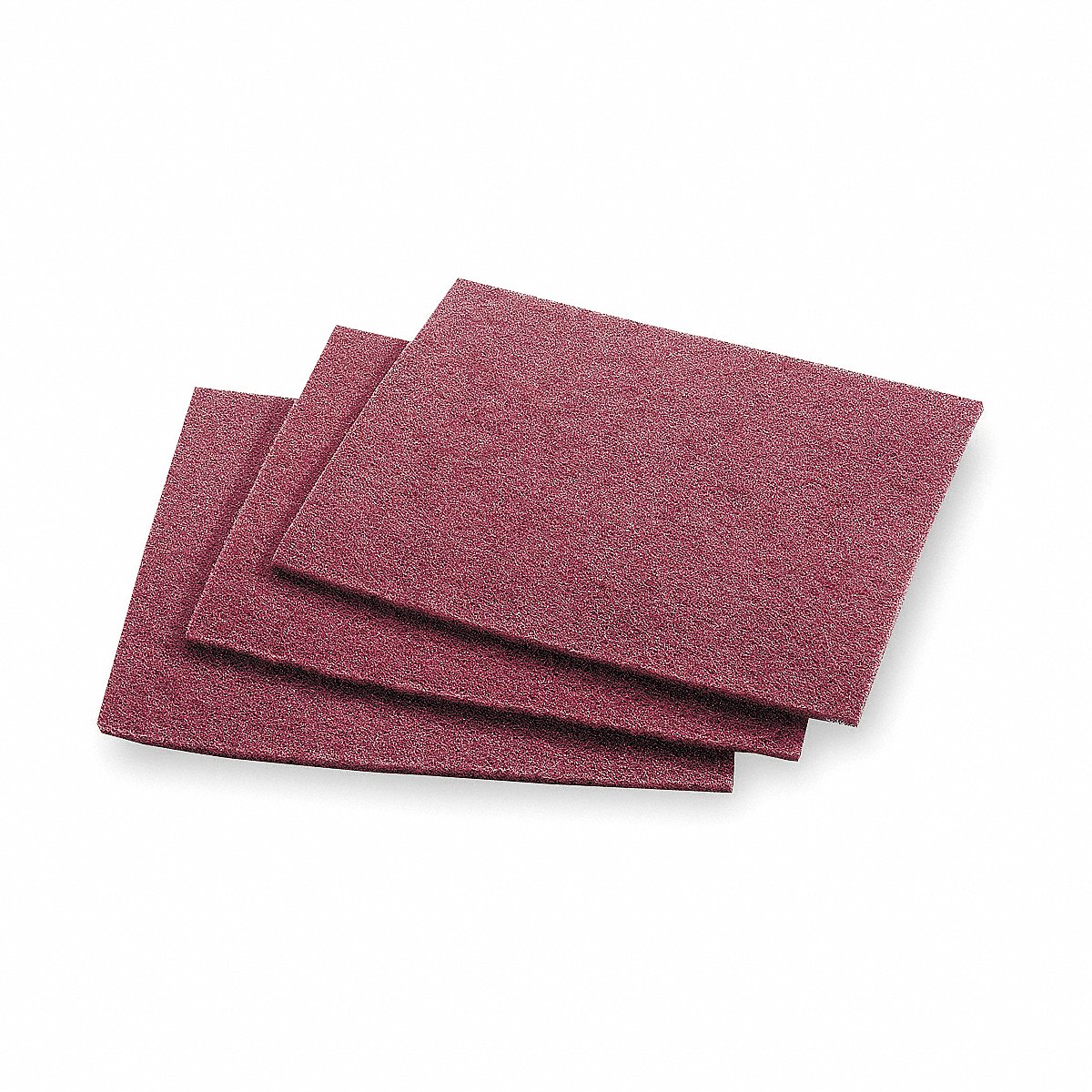 Ability One Abrasive Mat, 11 In L, Red, Pk10, 11 in (5350-00-967-5089)