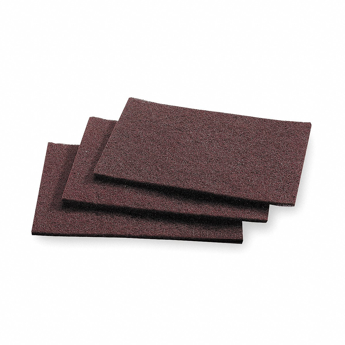 7920000452940, SKILCRAFT, Light Cleaning Scouring Pad, 6 x 9, Nylon, Maroon, 20/Carton