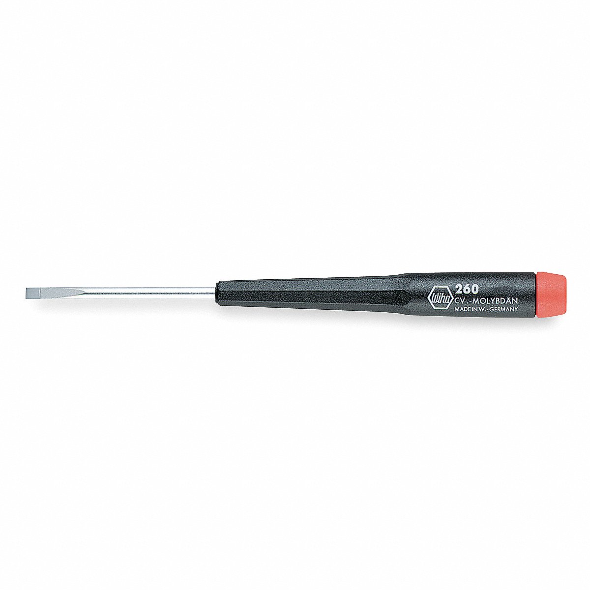 Wiha Prcsion Slotted Screwdriver, 9/64 in (26035)