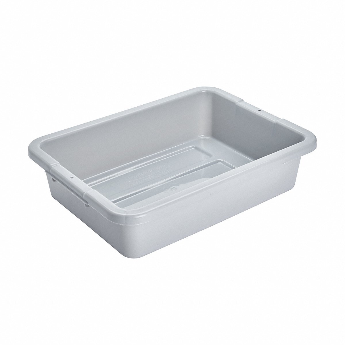 Rubbermaid Commercial Products Nesting Container, Gray, Plastic (FG334900GRAY)