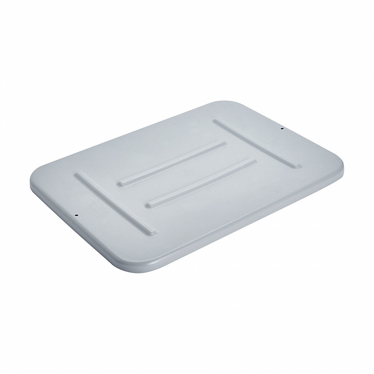 Rubbermaid Commercial Products Lid, Gray, Hdpe, 22 In, 22 in (FG364800GRAY)