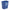 Rubbermaid Commercial Products Desk Recycling Container, Blue, 3-1/4 Gal. (FG295573BLUE)