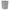 Rubbermaid Commercial F 8891 Trash Can Gry 35 gal Plastic (FG395800GRAY)