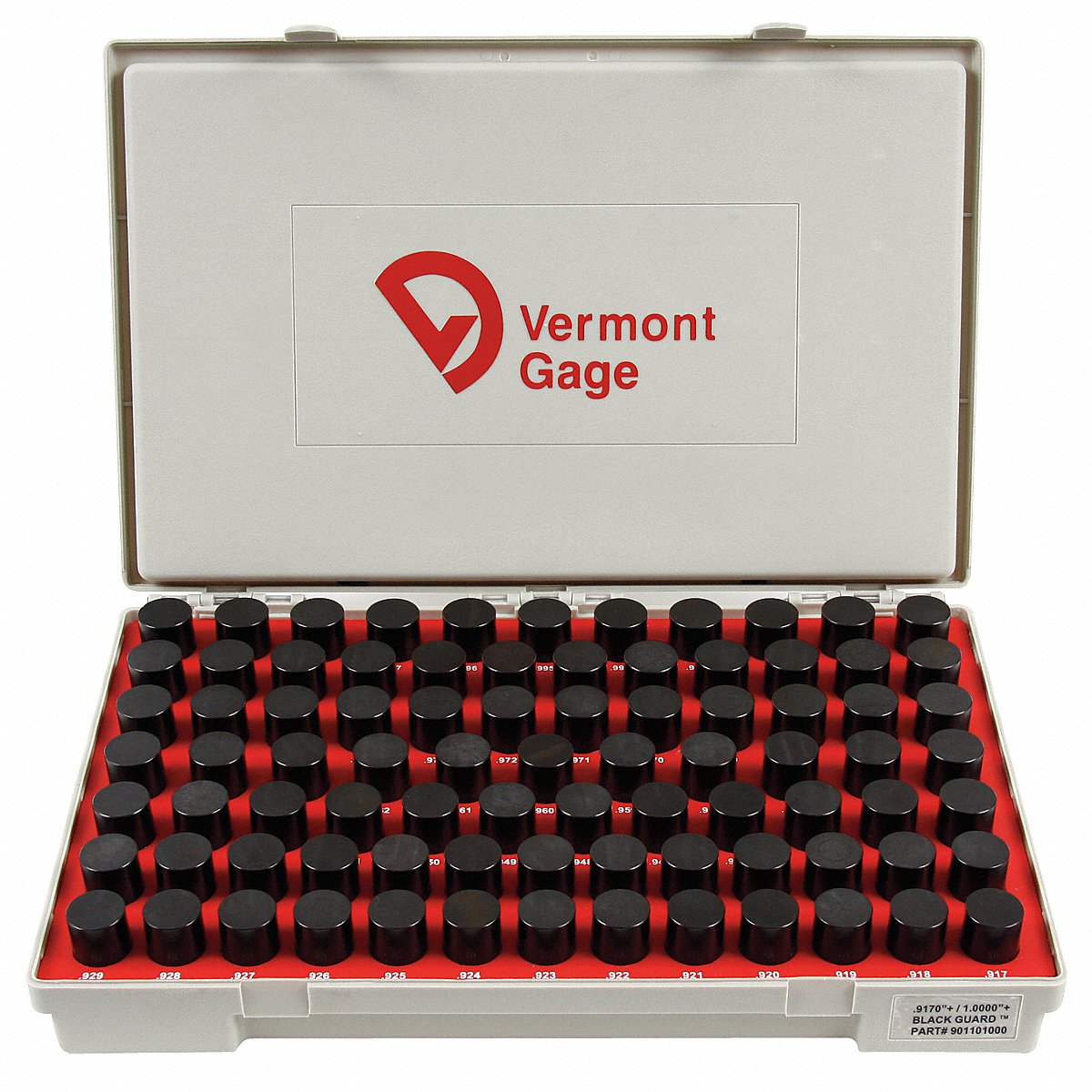Vermont Gage Pin Gauge Set, Black Oxide Coated (901201000)
