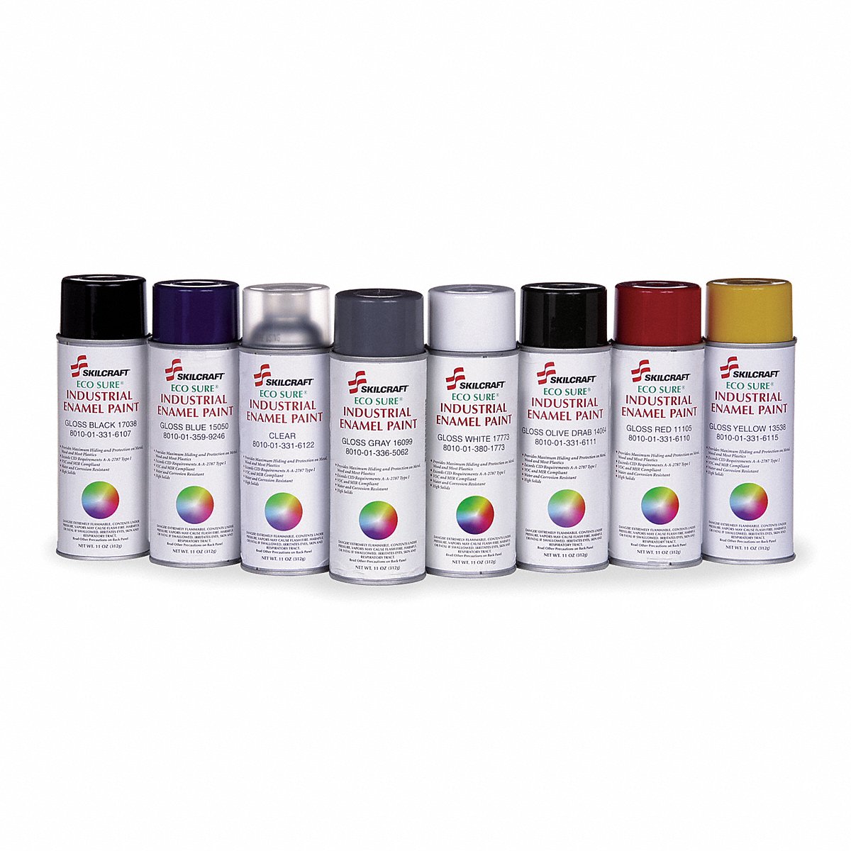 Ability One Spray Paint, Blue, 11 Oz. (8010-01-359-9246)
