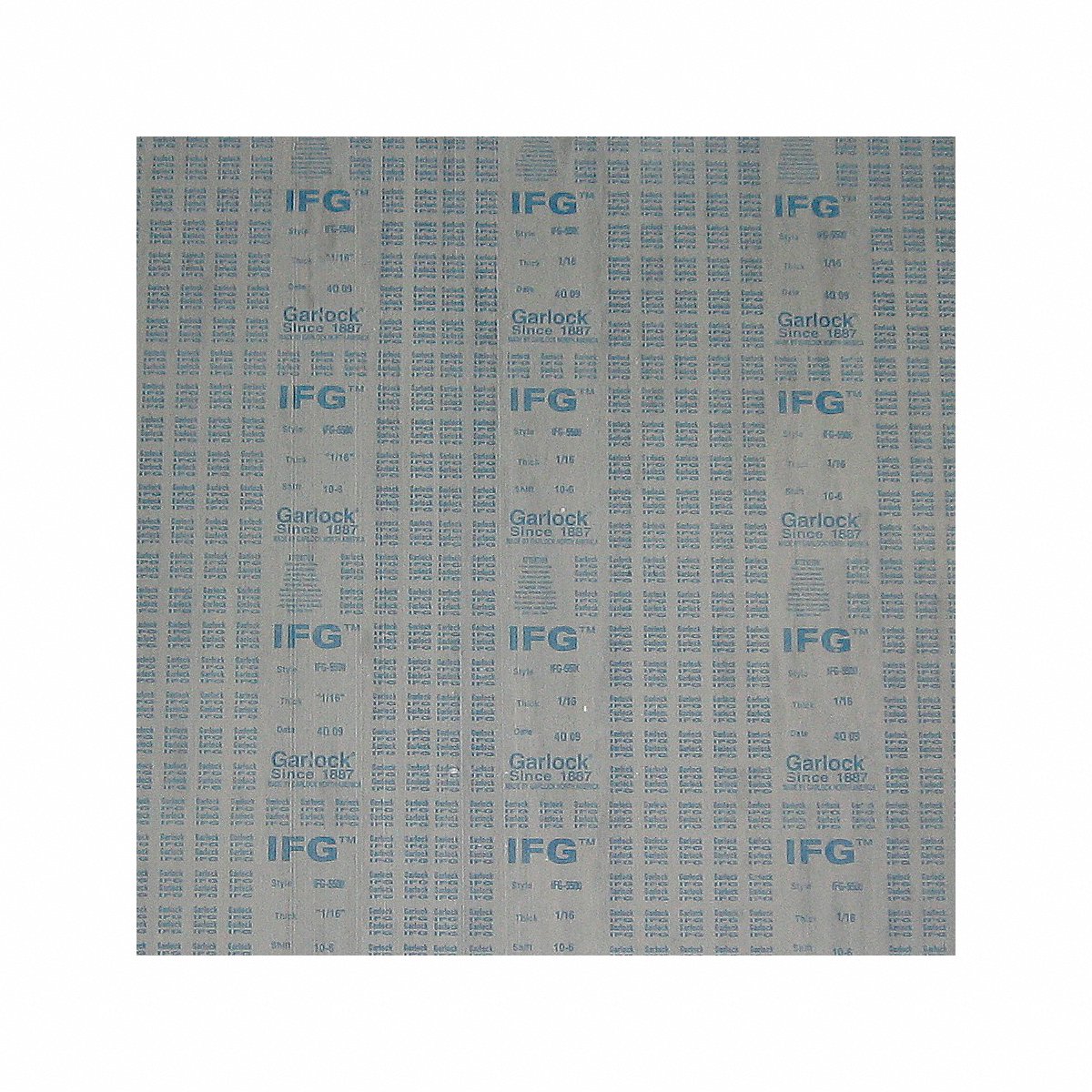 Garlock Gasket, Fiber, 1/8 In T, 30 X 30 In, 8 In (5500)