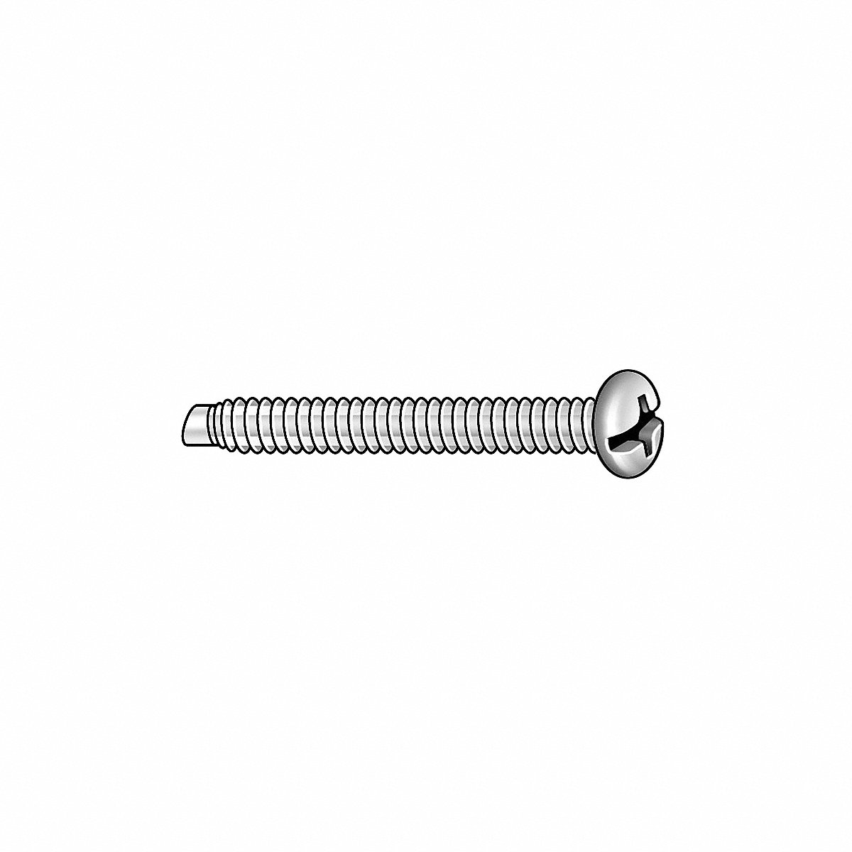 Accurate MFG Products Group PPMS #8-32 Passivated 3/4 L 5 PK (SCR150P08C12)