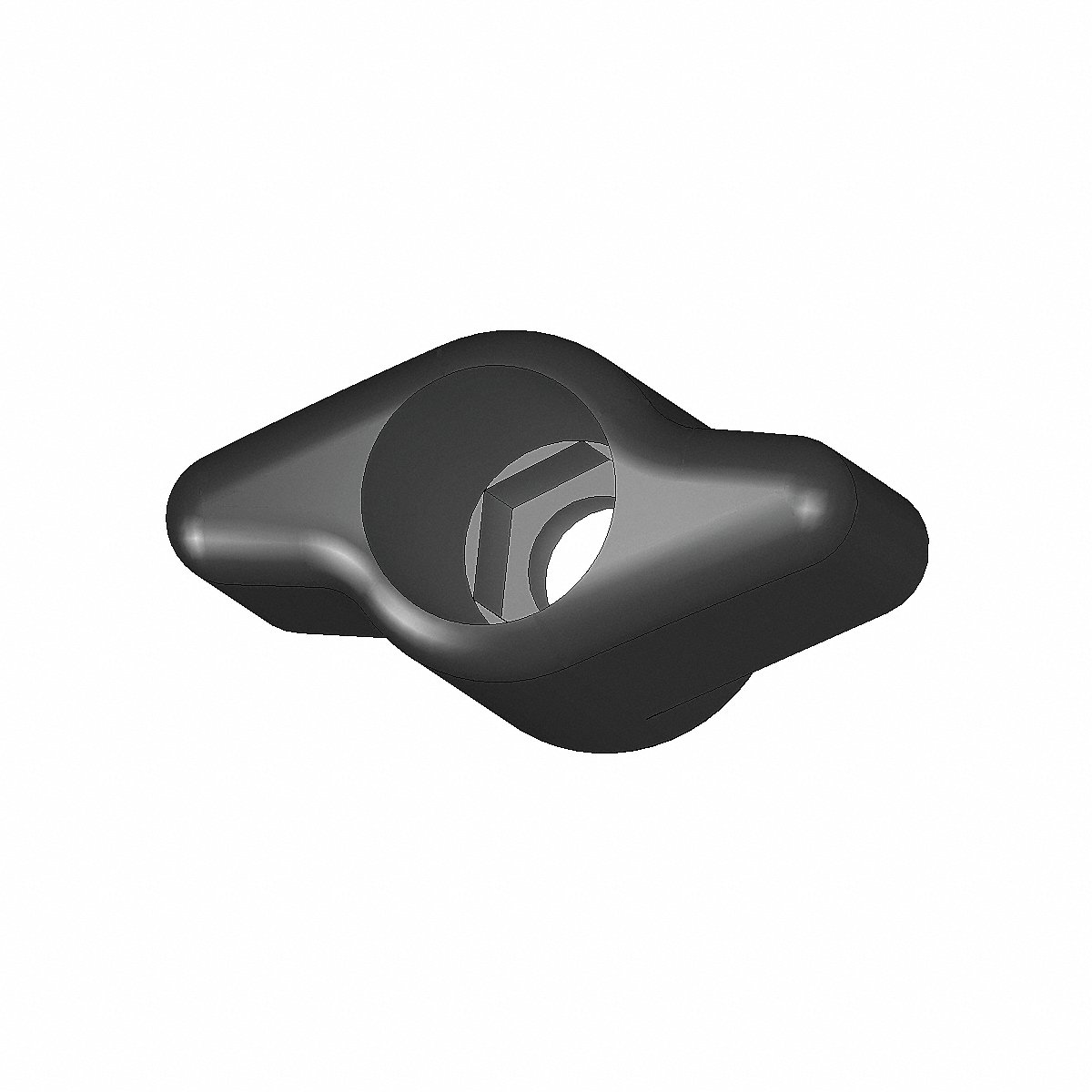 Innovative Components Hand Knob Through Hole (KNH4-HEXTH1----) - Pack of 10