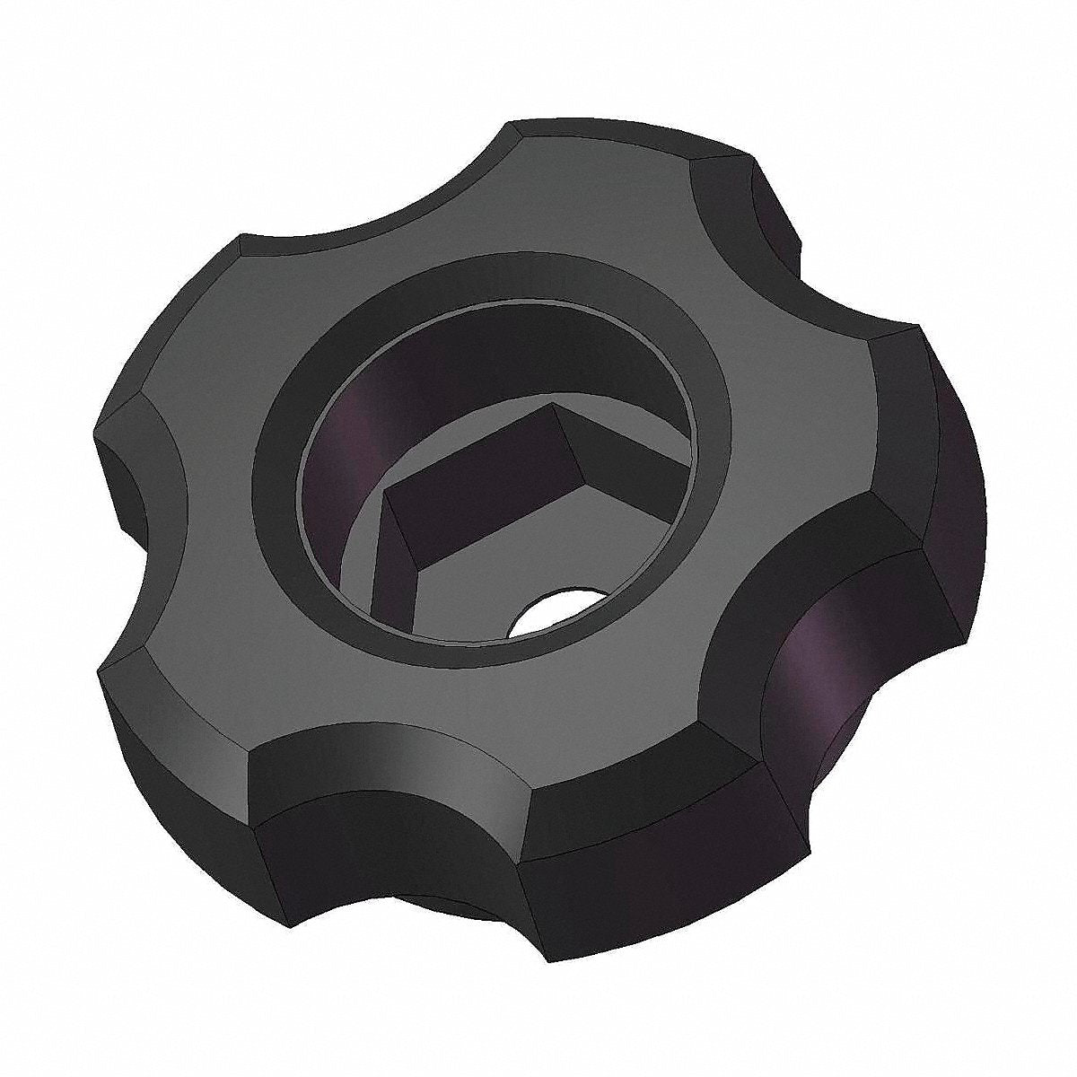 Innovative Components Hand Knob Through Hole (GNH6-HEXF4-----)
