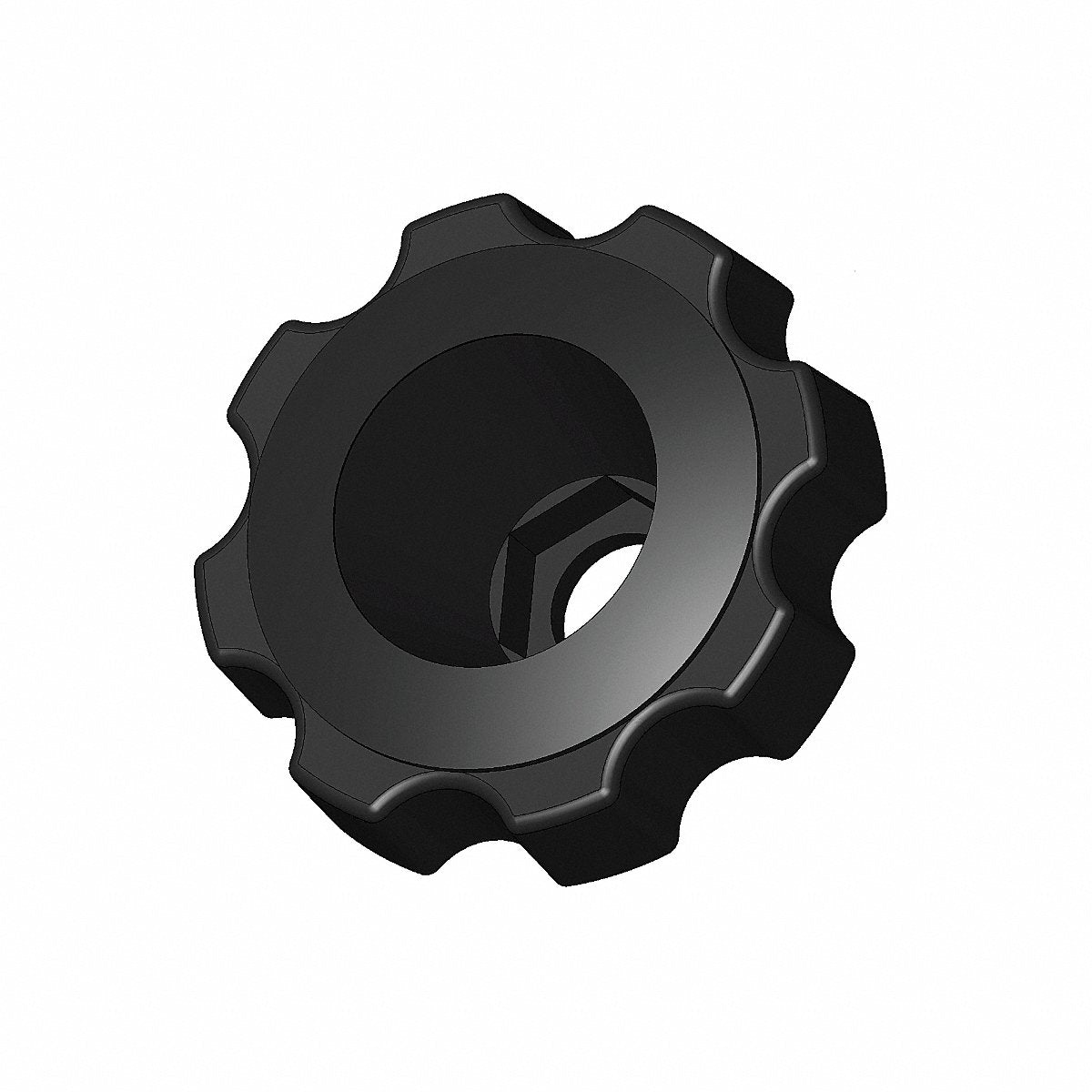 Innovative Components Hand Knob Through Hole (GNH6-HEXF6-----)