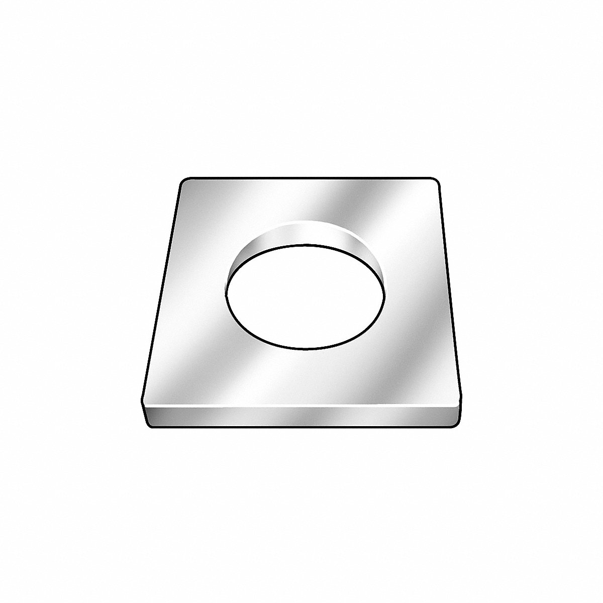 Accurate MFG Products Group Square Washer Black Oxide 7/8 in (Z8960H)