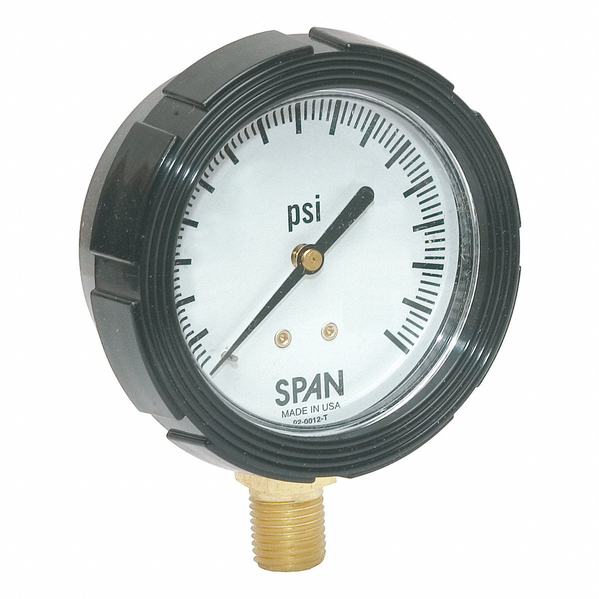 Span Pressure Gauge 0 to 400 psi 2-1/2 In (LFS-210-400-G-CERT)