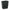 Rubbermaid Commercial F 9113 Trash Can Black 7 gal Plastic (FG295600BLA)