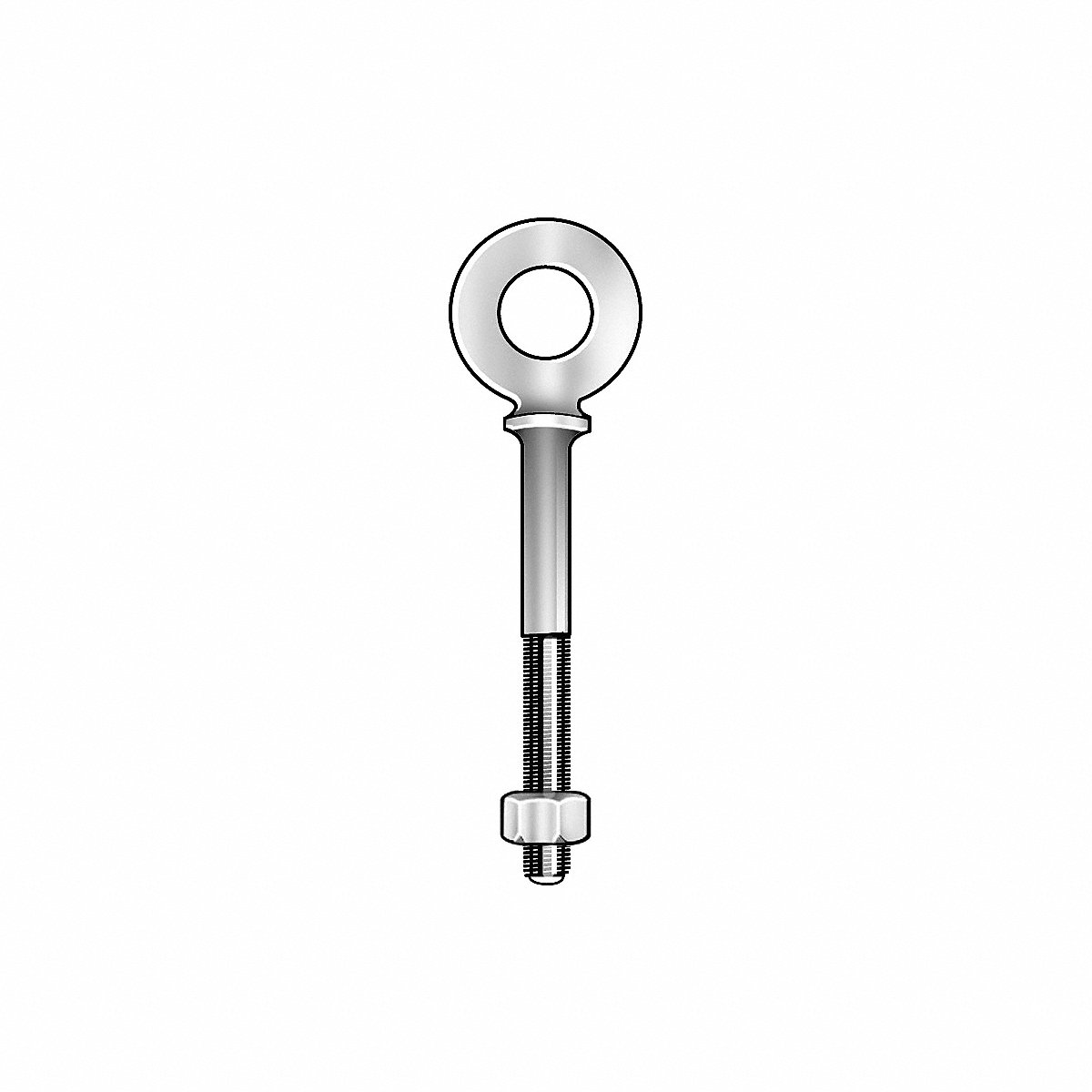 Ken Forging Machinery Eye Bolt Shank D 5/16 in (N2022-4-1/4)