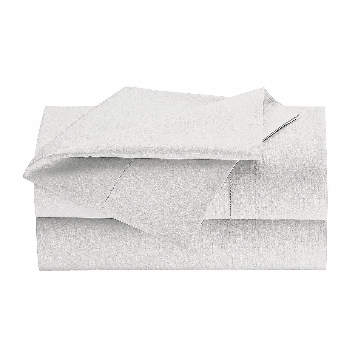 Martex Fitted Sheet, 80 In L, Fresh White, 80 IN (1A38225)