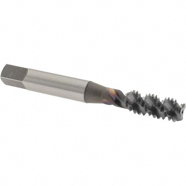 OSG 1430508 Spiral Flute Tap: 5/16-18, UNC, 3 Flute, Bottoming Chamfer, 3B Class of Fit, High-Speed Steel, TiCN Finish