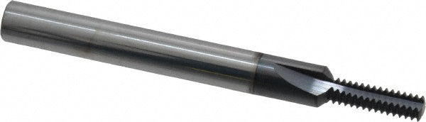 Scientific Cutting Tools TM170-28A Straight Flute Thread Mill: 1/4-28, Internal, 3 Flutes, 1/4" Shank Dia, Solid Carbide