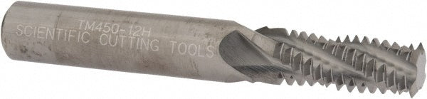 Scientific Cutting Tools TM 450-12H Helical Flute Thread Mill: 9/16-12, Internal & External, 4 Flute, 0.5000" Shank Dia, Solid Carbide