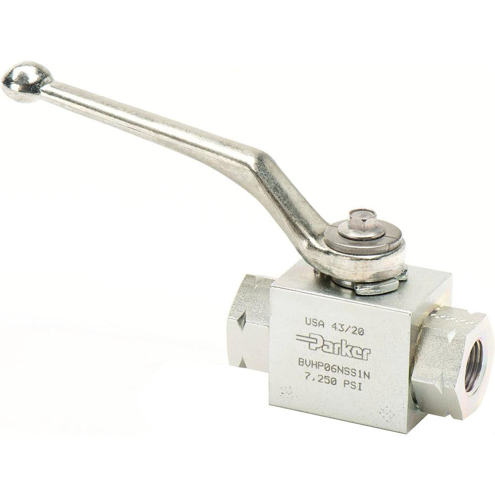 Parker BVHP12NSS1N Standard Manual Ball Valve: 3/4" Pipe