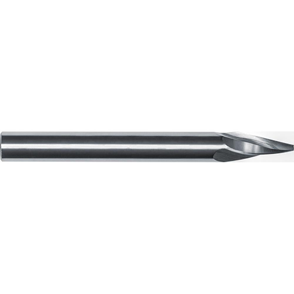 Internal Tool 69-4090-C Tapered End Mill: 30 deg Angle per Side, 1/8" Small Dia, 0.3250" LOC, 3 Flute, Tapered End