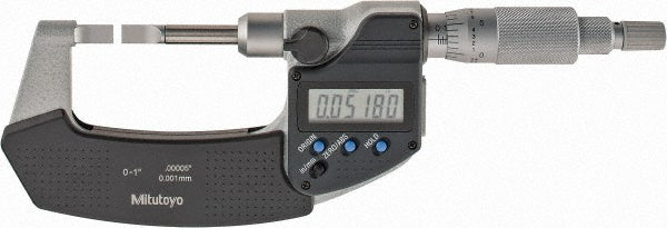 Mitutoyo 422-330-32 Blade Micrometer: Electronic, 1" Max (25mm)