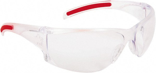 MCR Safety HK110 Safety Glasses: Scratch-Resistant, Polycarbonate, Clear Lenses, Full-Framed