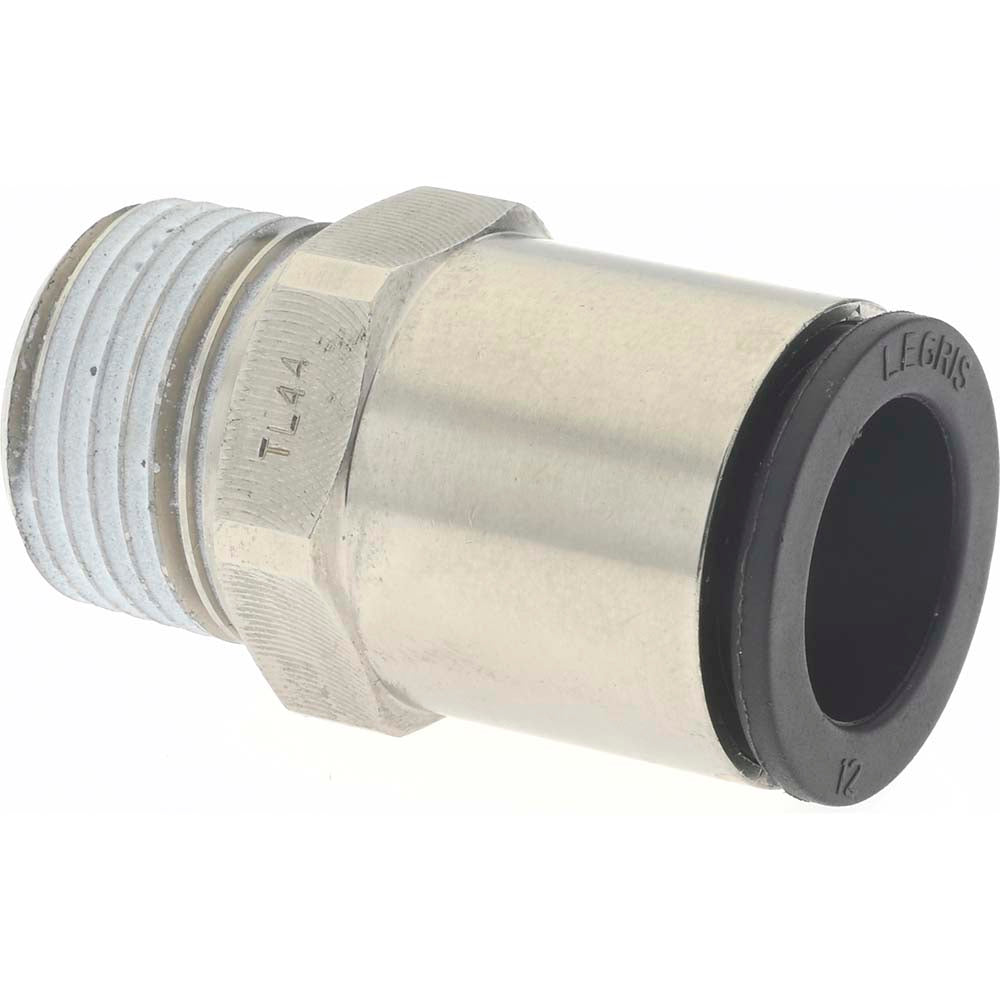 Legris 3175 12 18 Push-to-Connect Tube x MNPT x Tube x Male Connector: NPT, 12 mm Tube OD