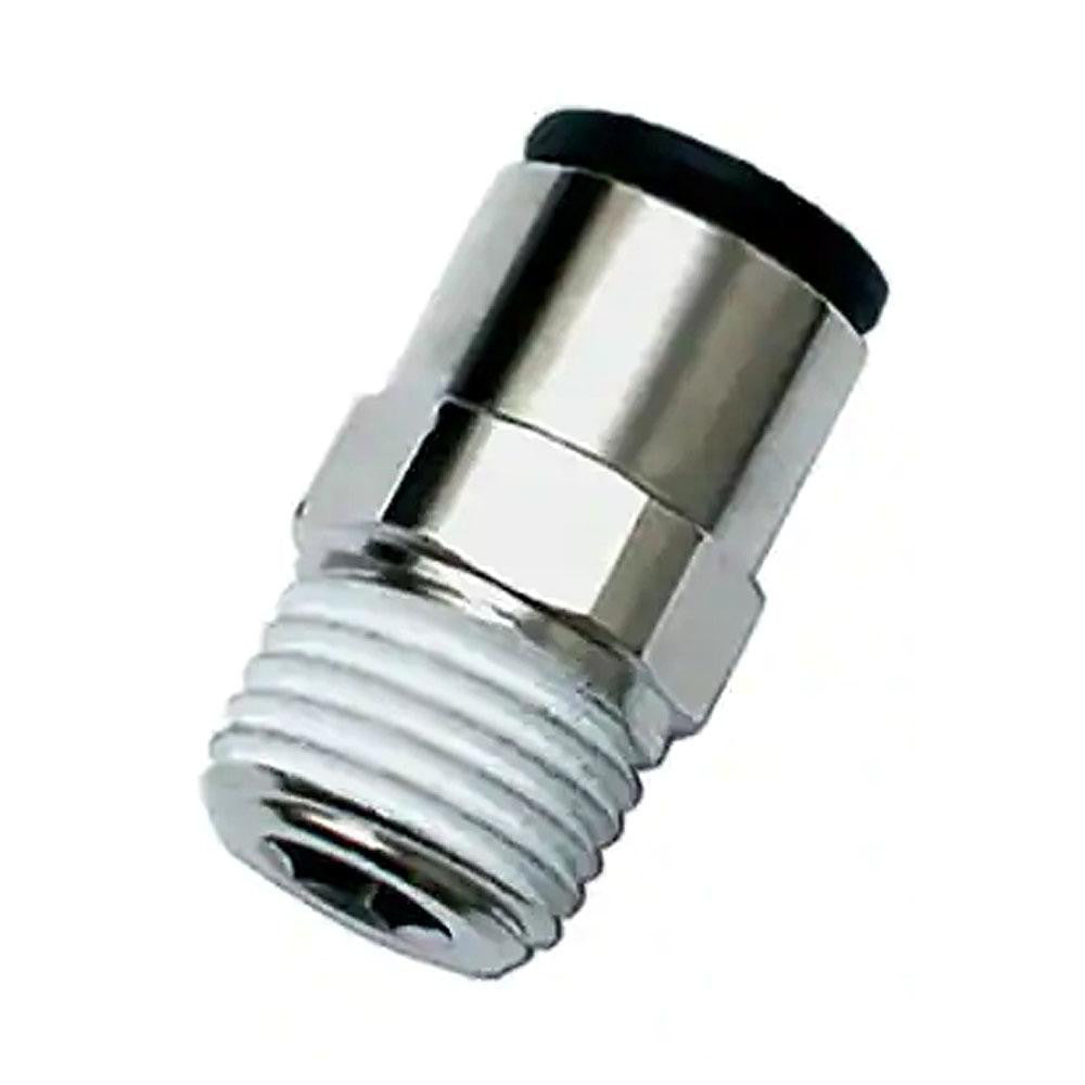 Legris 3175 55 10 Push-to-Connect Tube x Male x Tube x Male BSPT Connector: BSPT, 3/16" Tube OD