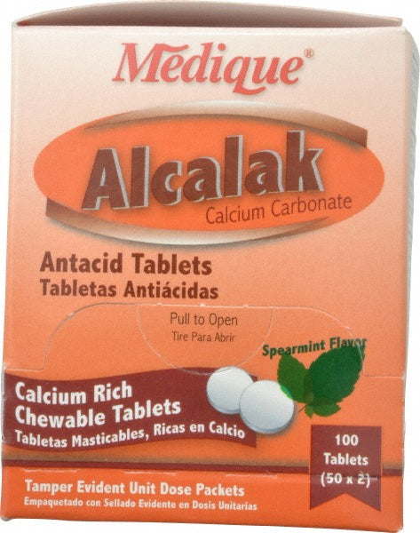 Medique 10133 Antacids & Stomach Relief Tablet: (2) 50 Envelopes