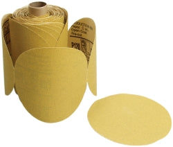 3M 7000119552 6" Dia PSA Disc Roll: 100 Grit, Aluminum Oxide