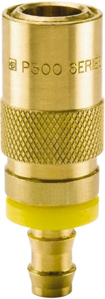 Parker PC506-BP Hydraulic Hose Push-Lok Barb Straight Coupler: 3/4" Hose ID, 200 psi